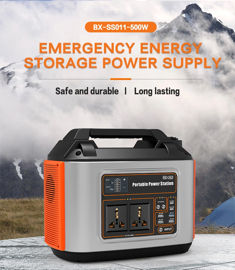 Bx-Ss011-500W Emergency Power Backup Portable Power Station