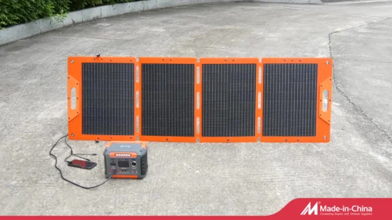 Wholesale Portable 120W 18V Foldable Solar Panel for Camping Power Station Battery Mobile Phone Charger Power Bank