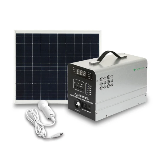 Regulated DC AC Charging Power Backup Lithium Battery Pack Solar Generator 100W Solar Panel 500W Portable Power Station for Camping